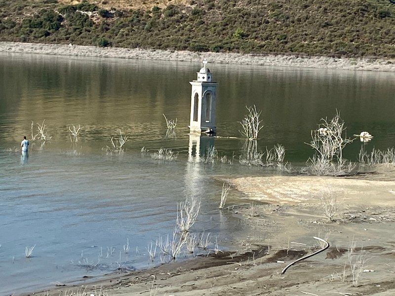 Kouris Dam and the Sunken Church of Alassa